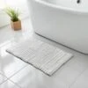 Retreat Knitted Bath Mat 50 X 80cm - White -Home Furnishings Store 381565 retreat knitted bath mat white