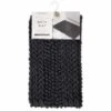 Retreat Knitted Bath Mat 50 X 80cm - Charcoal -Home Furnishings Store 381567 retreat knitted bath mat black