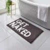 Get Naked Tufted Bath Mat - Black -Home Furnishings Store 381570 charcoal get naked bath mat