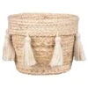 Serres Tassel Basket - Natural -Home Furnishings Store 381892 serres tassel basket
