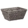 B&M Syros Mini Wicker Basket - Grey -Home Furnishings Store 381906 syros mini basket grey