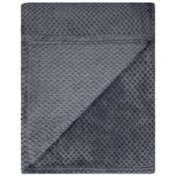 B&M Waffle Throw - Dark Slate 9 B&M Waffle Throw - Dark Slate -Home Furnishings Store 383152 supersoft waffle throw dark slate 3