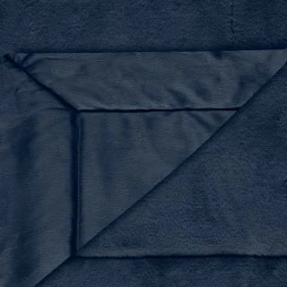 Heritage Collection Aspen Faux Fur Throw - Navy 5 Heritage Collection Aspen Faux Fur Throw - Navy - Image 3