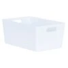 Soho Storage Tub 11 X 25.5 X 17cm - White -Home Furnishings Store 384323 soho size e box white 11x25 5x17cm