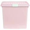 B&M Waffle Clip Box Storage Cube 14L - Dusty Pink -Home Furnishings Store 384965 dusky pink 14l waffle clip box cube.5