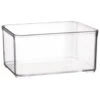 Clear Nestable Storage Tub - Medium -Home Furnishings Store 384979 clear nestable box medium 2