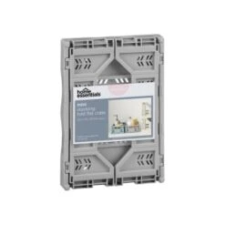Mini Stacking Fold Flat Crate 22.2 X 15 X 8.7cm - Grey -Home Furnishings Store 384980 home essebtials mini stacking fold flat crate grey