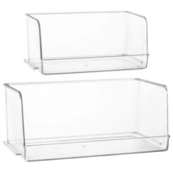 Clear Stacking Caddy - Large -Home Furnishings Store 384998 385000 clear stacking caddy group 1