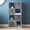 Lokken 8 Cube Shelving Unit With 4 Baskets 2 Lokken 8 Cube Shelving Unit With 4 Baskets -Home Furnishings Store 385647 lokken 8 cube shelving unit with 4 baskets