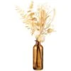 B&M Bleached Flowers In Amber Vase -Home Furnishings Store 387550 bleached arrangement in amber glass