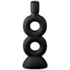 B&M Dinner Candle Holder - Black -Home Furnishings Store 387583 dinner candle holder black2