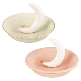 B&M Moon Trinket Dish - Green 4 B&M Moon Trinket Dish - Green - Image 2