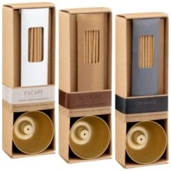 B&M Restore Incense Sticks & Holder - Sandalwood, Cedar, Cardamom -Home Furnishings Store 387610 387611 387613 incense sticks and holder group 2