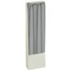 Tapered Candles 8pk - Grey -Home Furnishings Store 387716 8pk tapered candles grey
