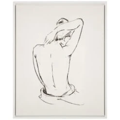 B&M Lady Figurine Canvas Print - Arm
