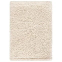 Simply Everyday Teddy Rolled Throw - Cream -Home Furnishings Store 388689 simply teddy rolled throw cream 4