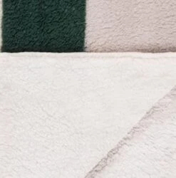 B&M Highland Green Check Sherpa Doublesided Throw -Home Furnishings Store 388770 highland green check sherpa throw 4