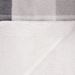 B&M Highland Mono Check Sherpa Doublesided Throw -Home Furnishings Store 388811 highland check sherpa throw 3