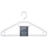 B&M Swivel Hook Hangers 8pk - White -Home Furnishings Store 389279 home organisation 8pk swivel hook hangers white