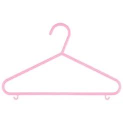 B&M Children's Hangers 10pk - Pastel -Home Furnishings Store 389289 home organisation co 10pk childrens hangers girl 7