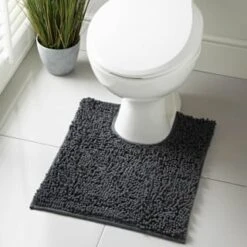 B&M Signature Noodle Pedestal Mat - Charcoal