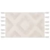 B&M Diamond Flatweave Bath Mat - Cream -Home Furnishings Store 389627 mink diamond flatweave bathmat cream