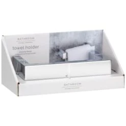 B&M Chrome Fitted Towel Ring -Home Furnishings Store 389953 chrome fitted towel holder 5