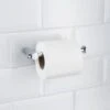 B&M Chrome Toilet Roll Holder -Home Furnishings Store 390423 chrome toilet roll holder