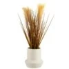 B&M Pampas Grass In Stone Pot - Neutral -Home Furnishings Store 390469 pampas grass in stone pot