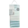 Blue Stripe Printed Shower Curtain -Home Furnishings Store 390591 printed shower curtain blue stripe 2