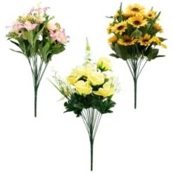 B&M Large Flower Bunch - Sunflower -Home Furnishings Store 390732 large bunch group