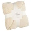 B&M Alba Waffle Sherpa Throw -Home Furnishings Store 390765 alba waffle sherpa throw