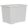 B&M Storage Box With Lid 80L - Grey 2 B&M Storage Box With Lid 80L - Grey -Home Furnishings Store 391381 grey 80l storage box and lid 3