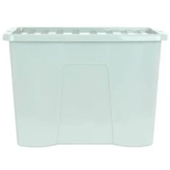 B&M Storage Box With Lid 80L - Sage 9 B&M Storage Box With Lid 80L - Sage -Home Furnishings Store 391384 sage 80l storage box and lid
