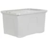 B&M Storage Box With Lid 60L - Grey -Home Furnishings Store 391387 grey 60l storage box 2
