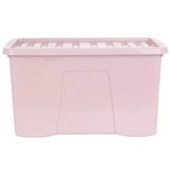 B&M Storage Box With Lid 60L - Dusty Pink 9 B&M Storage Box With Lid 60L - Dusty Pink -Home Furnishings Store 391389 dusty pink 60l storage box