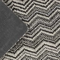 B&M Buddy Chevron Mono Doormat -Home Furnishings Store 392186 buddy chevron mat mono 3