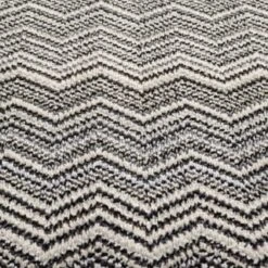 B&M Buddy Chevron Mono Doormat -Home Furnishings Store 392186 buddy chevron mat mono 4