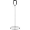 Karina Bailey Dinner Candle Holder - Chrome -Home Furnishings Store 392641 dinner candle holder chrome