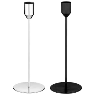 Karina Bailey Dinner Candle Holder - Chrome 4 Karina Bailey Dinner Candle Holder - Chrome - Image 2