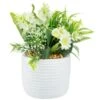 Bloom Mixed Flowers In Pot - White -Home Furnishings Store 392829 mixed flowers in pot cream