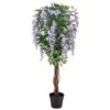 Bloom Wysteria Tree In Pot - Purple -Home Furnishings Store 392870 4ft wysteria tree purple