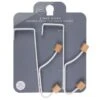 B&M Wood Double Over The Door Hooks 2pk -Home Furnishings Store 393905 2pk wood double over the door hooks