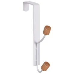 B&M Wood Double Over The Door Hooks 2pk -Home Furnishings Store 393905 2pk wood double over the door hooks 3