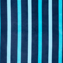 B&M Adult's Beach Towel - Blue Stripes -Home Furnishings Store 393917 adult printed beach towel blue stripe 4