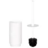 Simply Everyday Matte White Toilet Brush -Home Furnishings Store 394036 matte toilet brush 2
