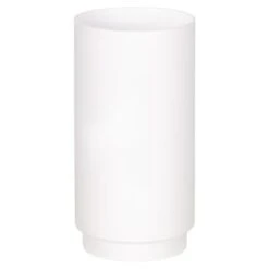 Simply Everyday Matte White Toilet Brush -Home Furnishings Store 394036 matte toilet brush 3