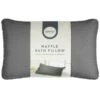Simply Everyday Waffle Bath Pillow - Grey -Home Furnishings Store 394038 waffle bath pillow grey