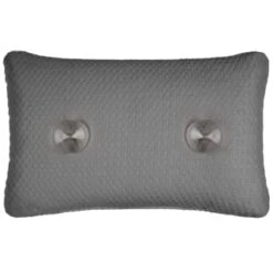 Simply Everyday Waffle Bath Pillow - Grey 8 Simply Everyday Waffle Bath Pillow - Grey -Home Furnishings Store 394038 waffle bath pillow grey 3