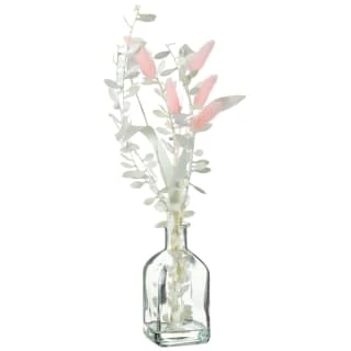 B&M Flower Arrangement In Glass Bottle 3 B&M Flower Arrangement In Glass Bottle